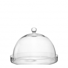 ROUND CAKE STAND WITH ROUND TOP HANDLE