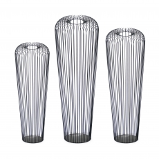 APPLE SHAPE BIRD CAGE SET OF 3